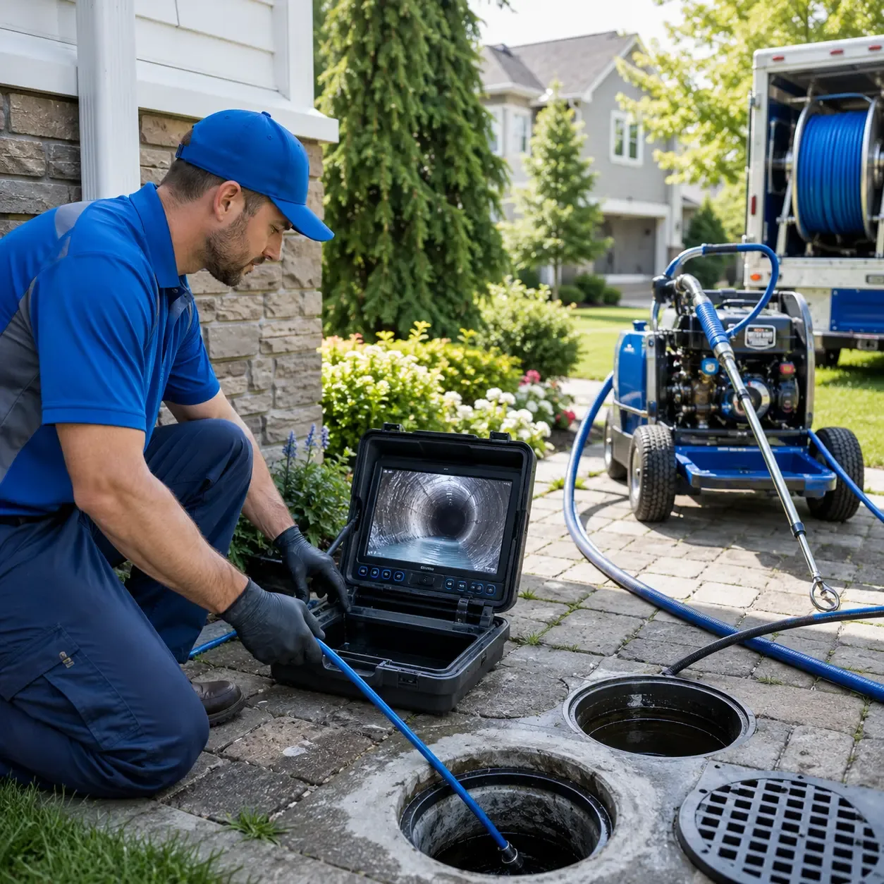 Outdoor drain cleaning professionals serving Rochdale, MA